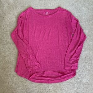GAP Linen Tee in pink size S